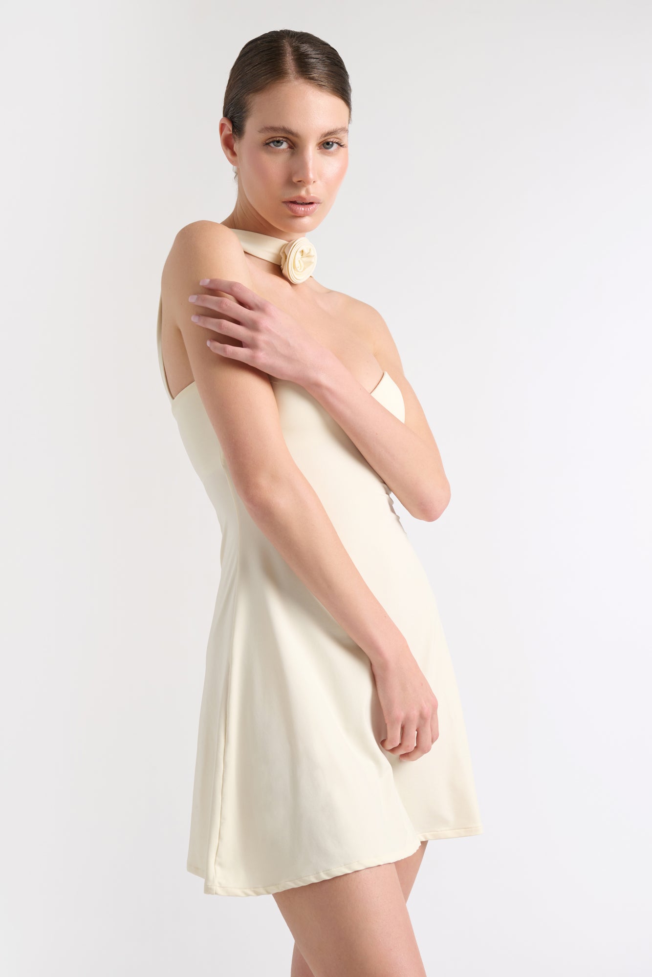 Arya Dress Ivory Ivory 3