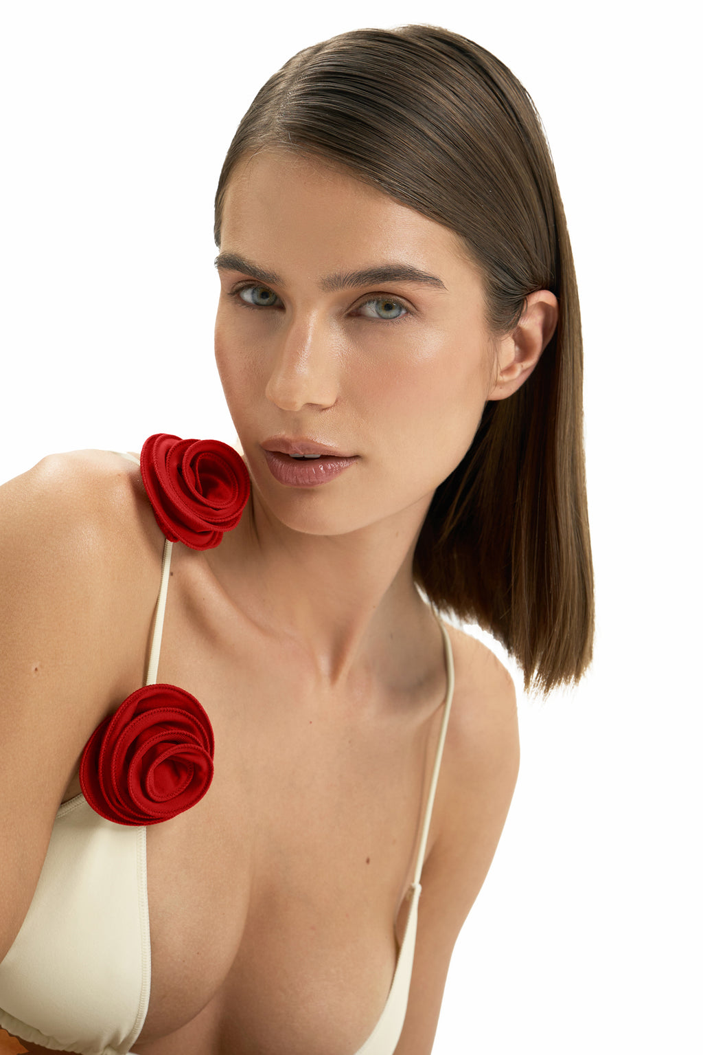 Ashar Bikini Ivory Red 1