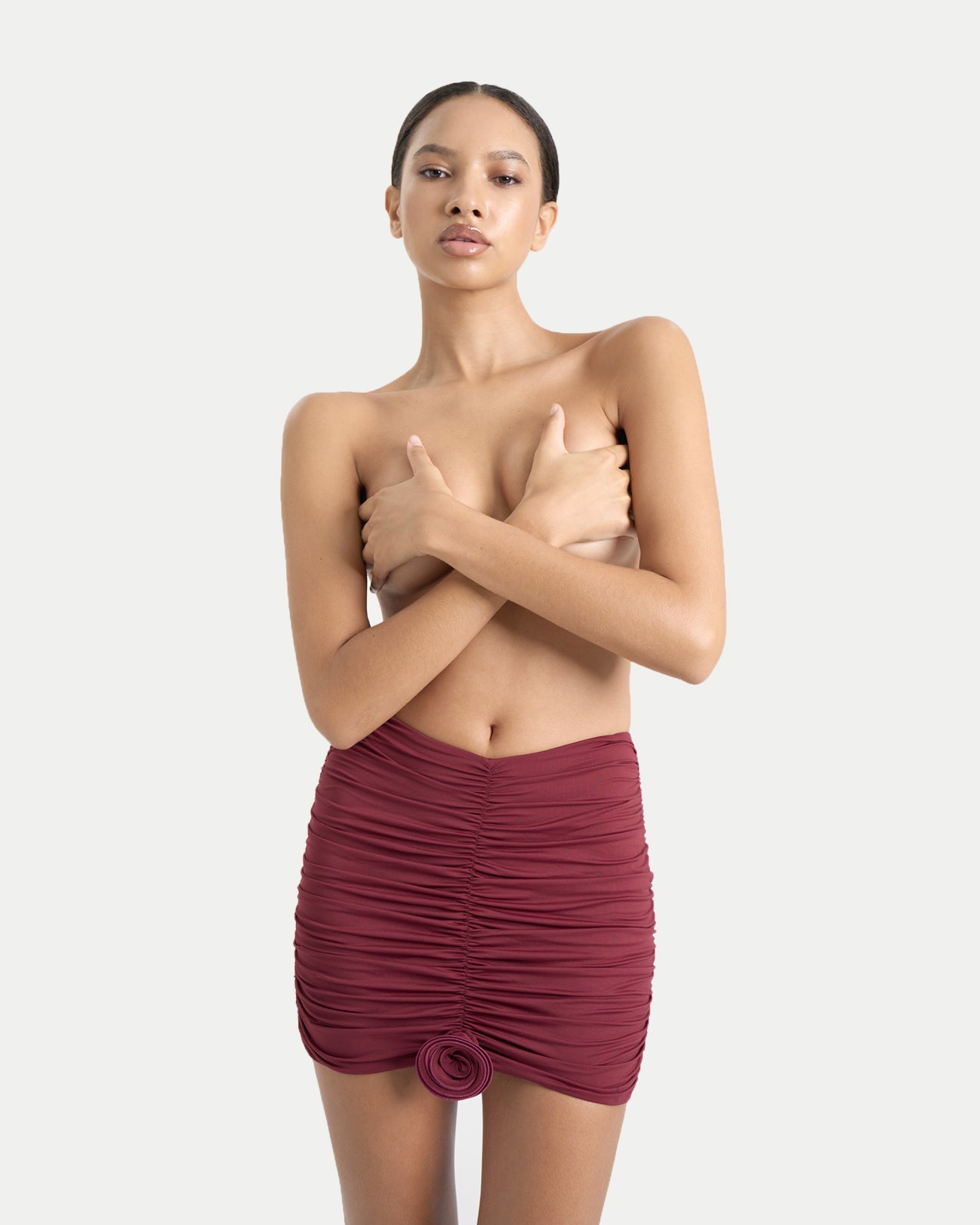 Lillibet Skirt Burgundy 1