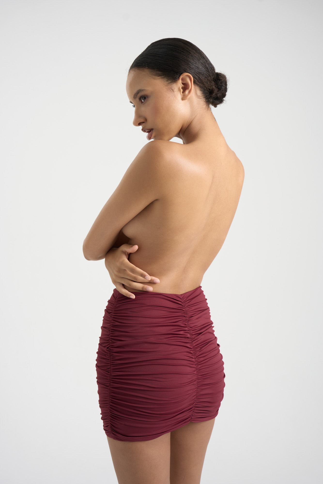 Lillibet Skirt Burgundy 2