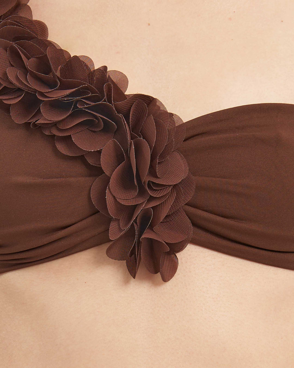 Rasha One Shoulder Chocolate 3