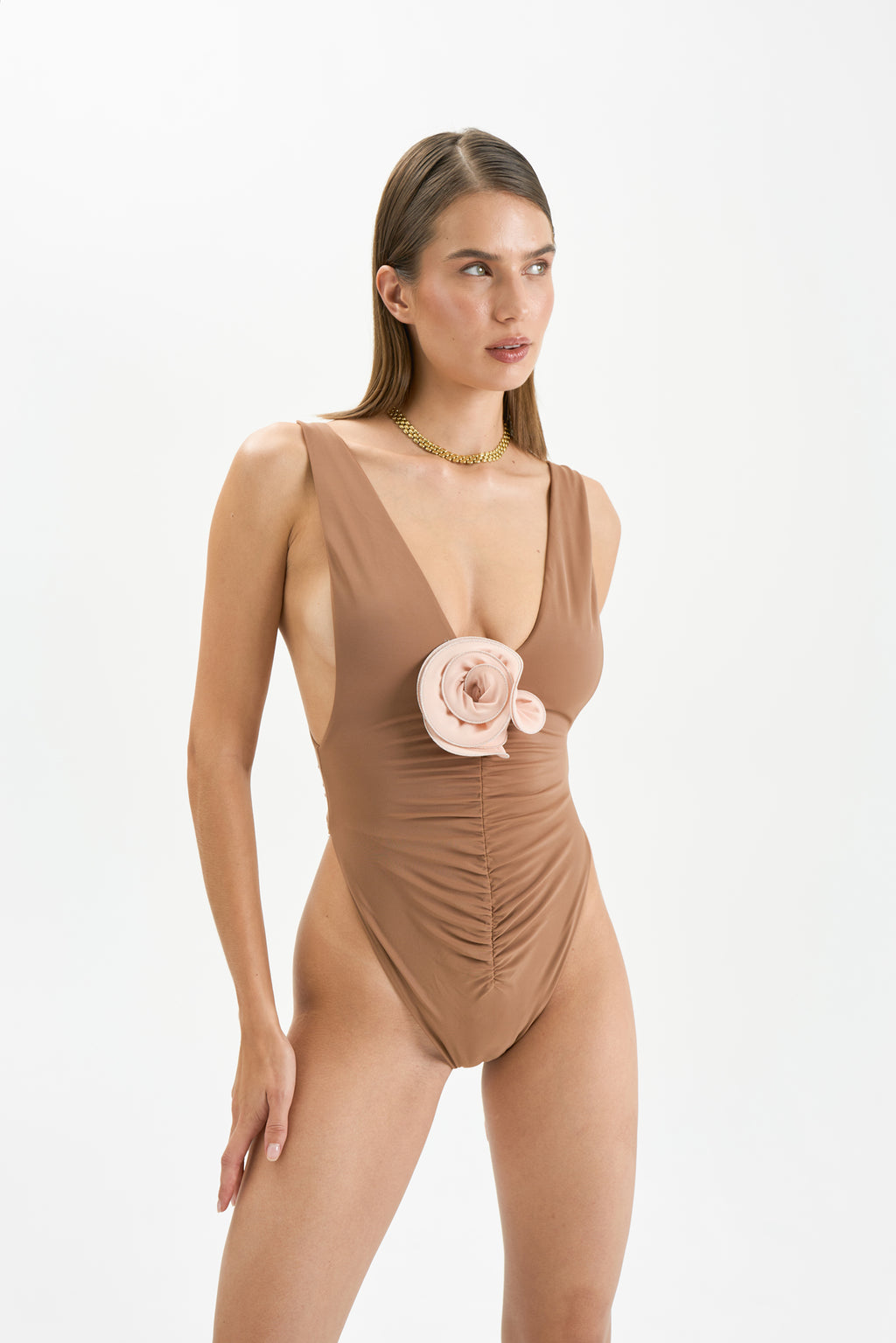 Samira One Piece Coffe Quartz Rose 1