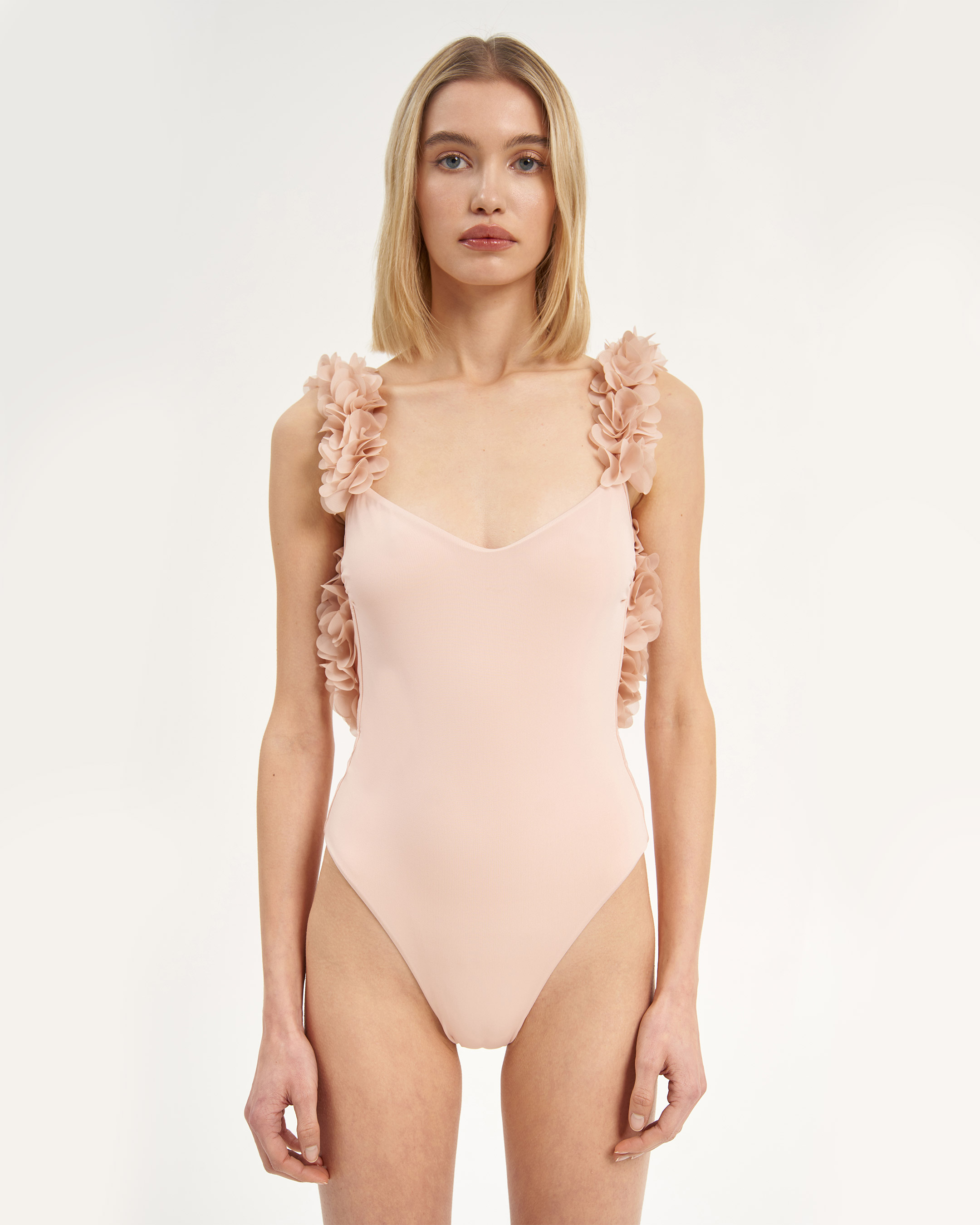 ワンピース水着 LA REVECHE La Reveche Amira One-Piece Swimsuit Amira White Pink | La Revêche