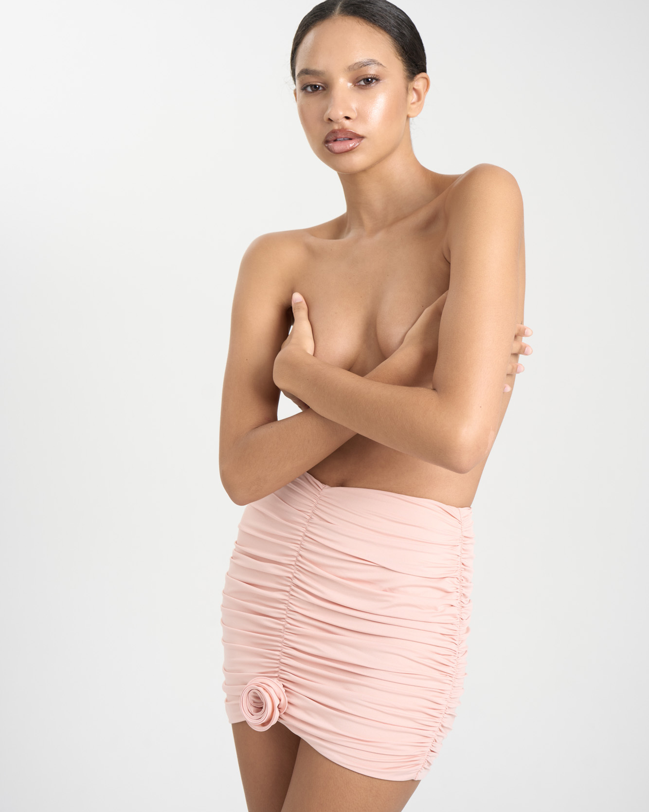 Lillibet Skirt Quartz Rose | La Revêche