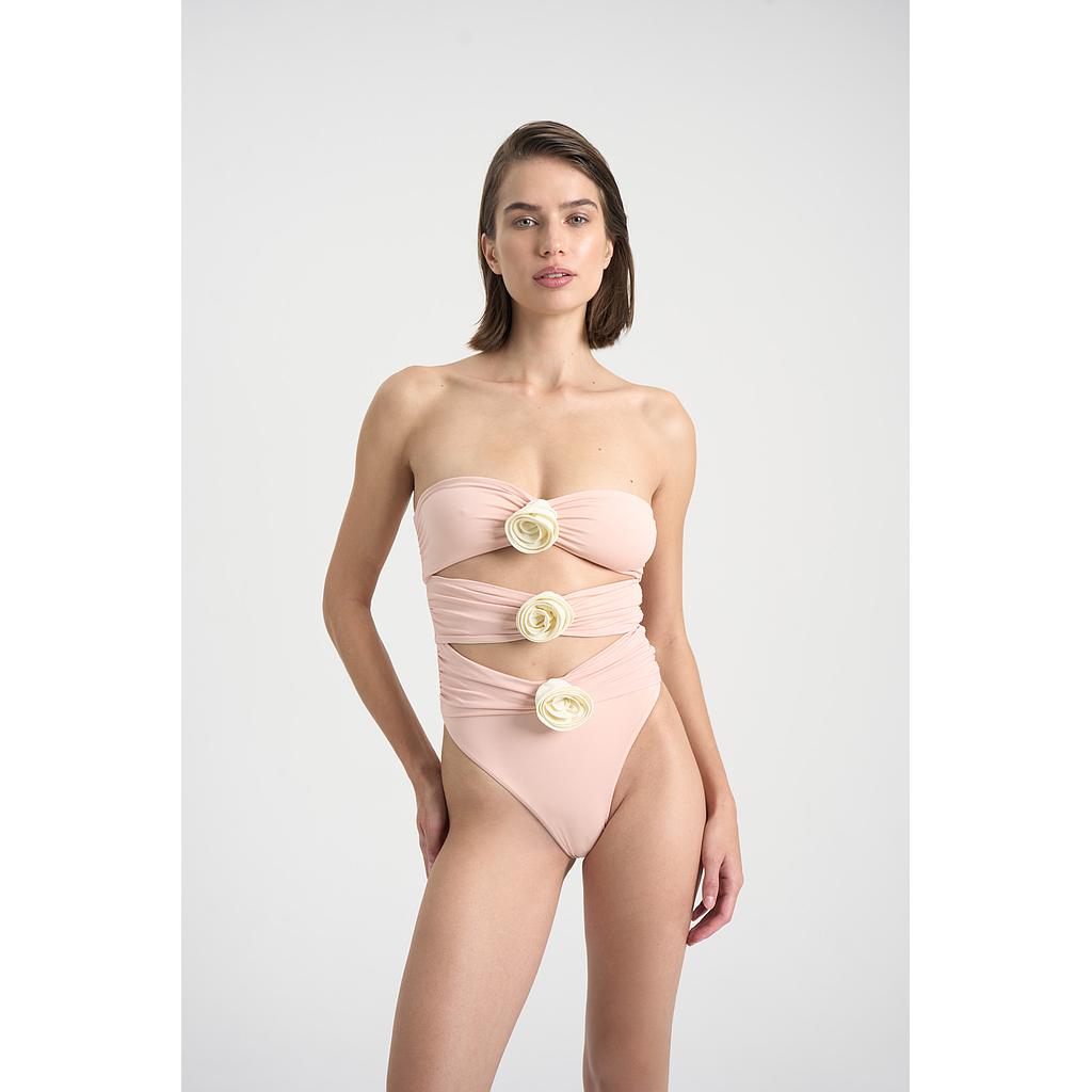 Vesna One Piece Quartz Rose Ivory | La Revêche