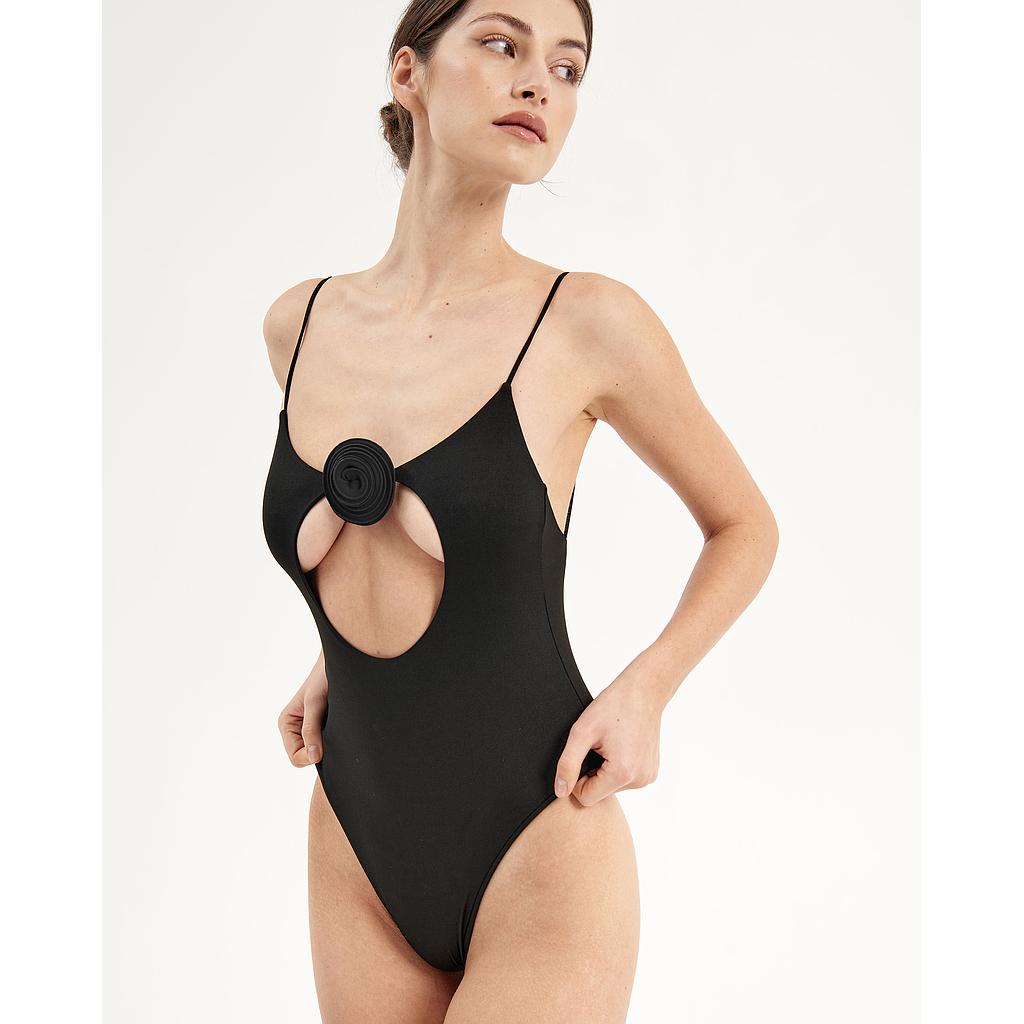 タンキニ La Reveche Sahar Black Polyamide One-Piece image