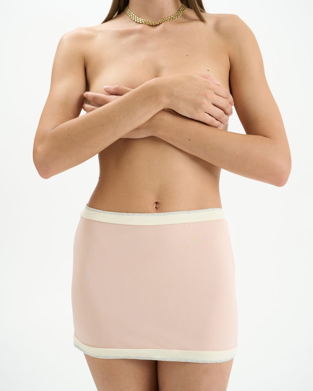 Rama Skirt Quartz Rose Ivory